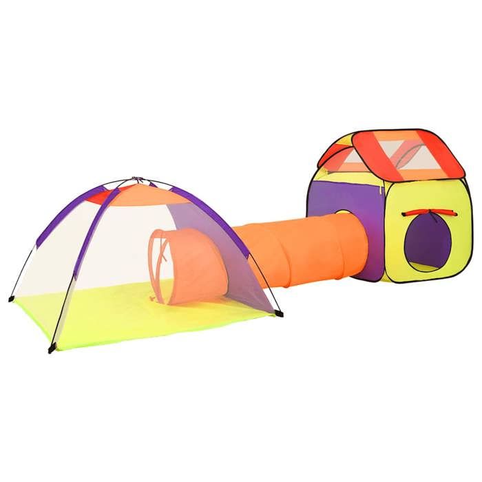 93675 vidaXL Tente de jeu pour enfants Multicolore 338x123x111 cm
