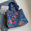 Northeast Ancient Style Floral Bag Ethnic Large Flower Fashionable Personality Large Capacity Handbag One Shoulder Tote Bag Women