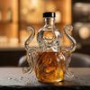 Oktopus Whiskey Flasche, Lustiger 3D Glas Tier Karaffe, 320ml Einzigartiger Alkohol Spender für Hausbar Dekoration, Neuheits Geschenk für Männer Papa Ehemann