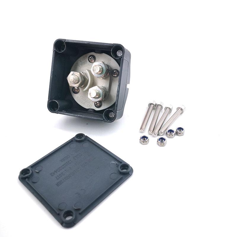 Auto Battery Disconnect Switch 12V 24V Marine 200A 300A Car Dual Battery Switch 3 Position Battery Selector Switch for Car Boat