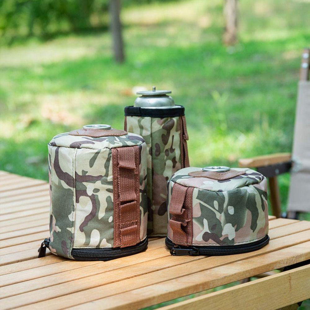 Multipurpose Camping Gas Can Protective Cover Portable 3 Sizes Outdoor Tissue Box Cover Gas Tank Canister Cylinder Case