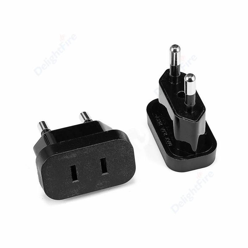 EU-Steckeradapter China CN Amerika US nach EU Euro Europäisch Russland Spanien Korea KR Reiseadapter 2-Pin AC-Wandler Steckdosen Buchse