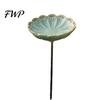 Bee Watering Station Ceramic Flower Feeder, Garden Station, Outdoor Feeder Decorative Butterfly Cup for Thirsty Pollinators Patio Yard Decor