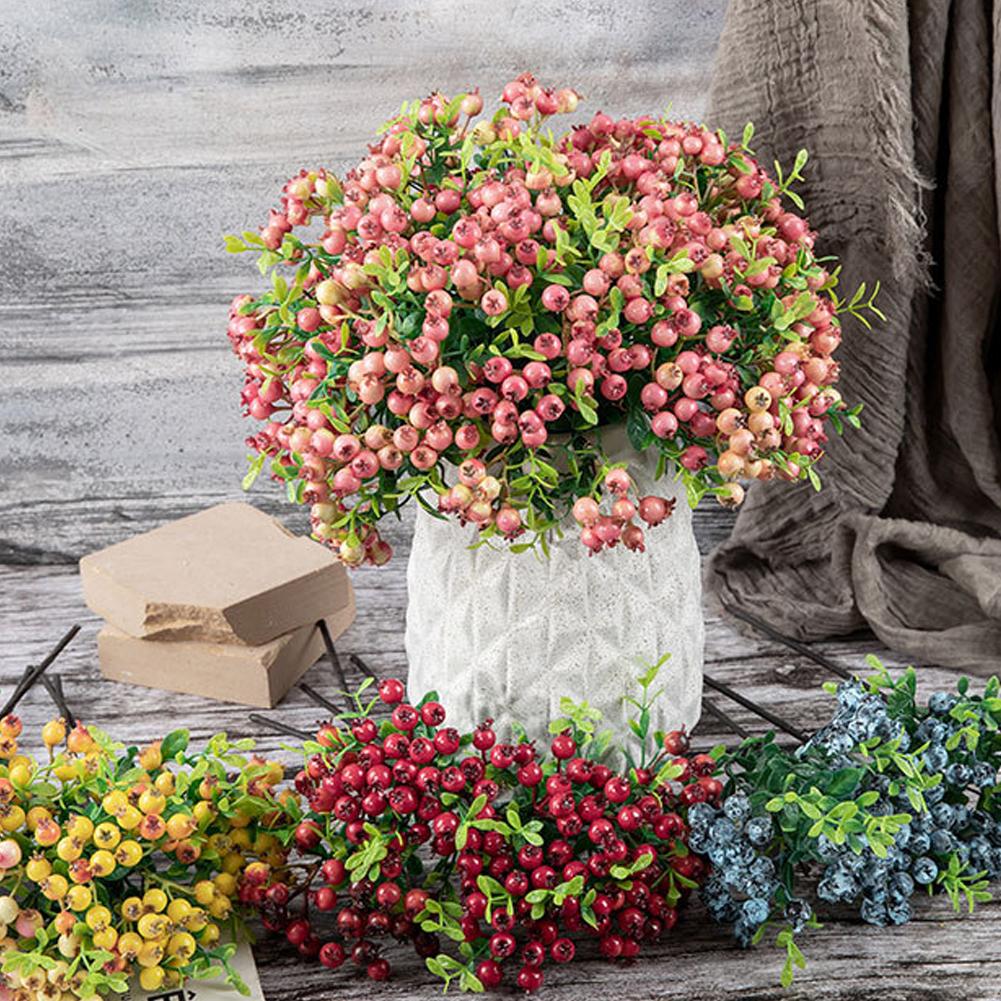 Artificial Berry Flowers Home Decor Wedding Decor Color Burst Decor