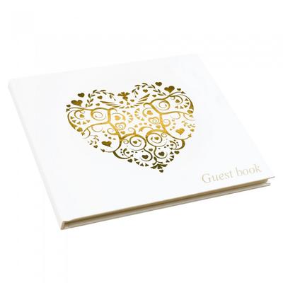 Livro de visitas de romance vintage Neviti