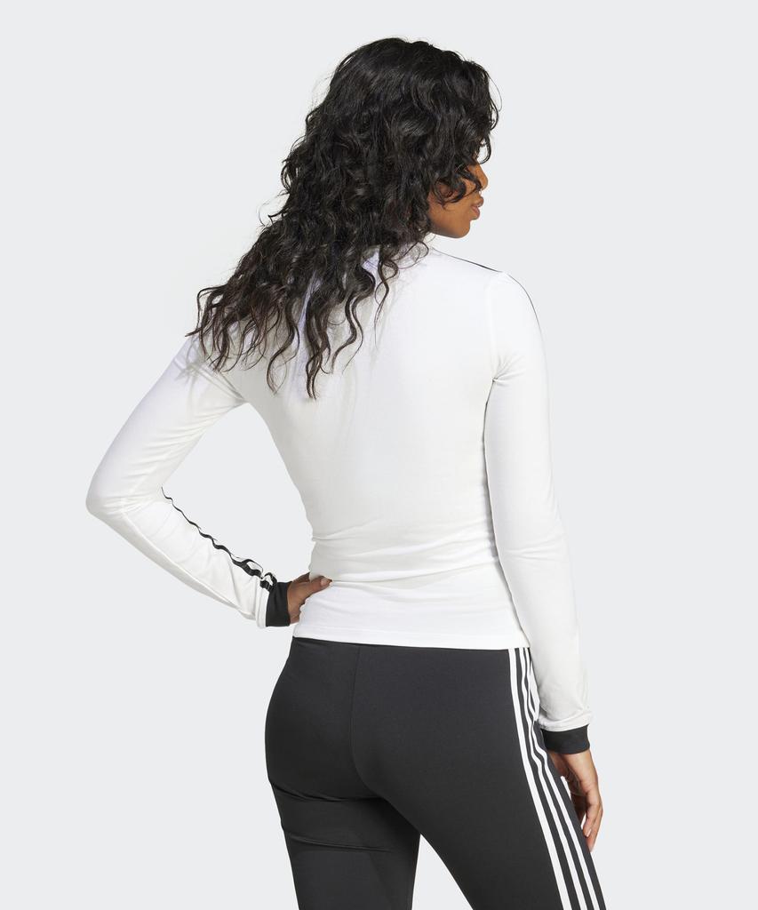 ADIDAS V-Neck Long Sleeve Shirt - White / Jc8154
