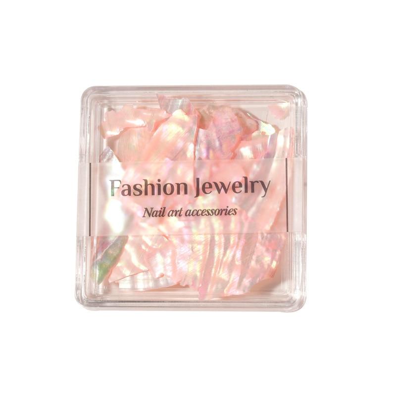 1 cutie Aurora neregulate, ultra-subțiri, felii de coajă, fulgi de abalone mari, naturali, pentru decorare pentru unghii