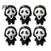 Compact Ghost Face Decor 3D Printed Scream Ornament, Mini Desktop Statue for Halloween Cartoon Desk Figurine Decoration, Funny Skeleton Home