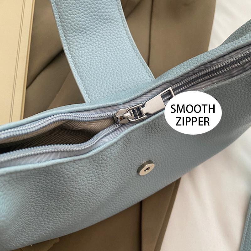 Fashion Solid Women's Shoulder Bag Artificial Leather Square Underarm Bags Ladies Handbags For Daily Used and Gift