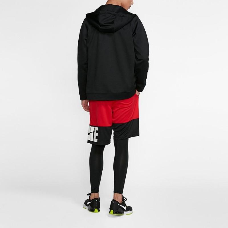 Nike Θερμική Ζακέτα Φούτερ με Φερμουάρ για Άνδρες Εξωτερικά Ρούχα Σκούρο Μαύρο AJ4451-010