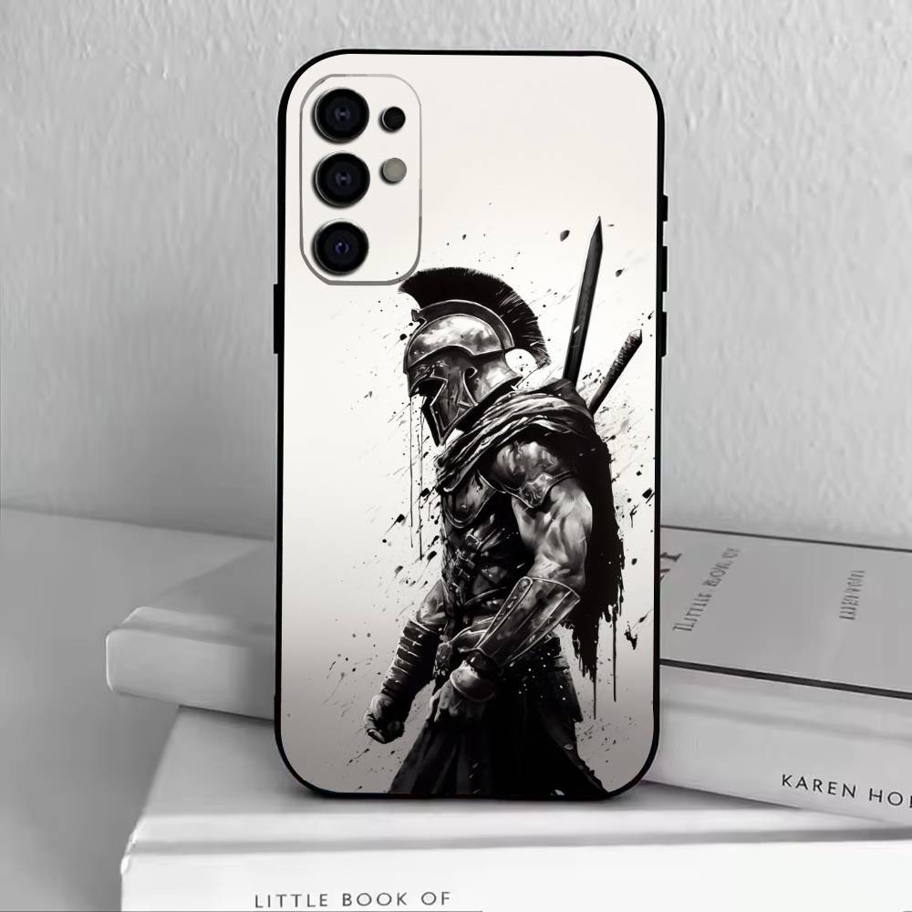 G-Gladiator B-Black Phone Case Black Silicone Soft For Samsung S25,S24,S21,S22,S23,S30,Ultra,S20,Plus,Fe,Lite