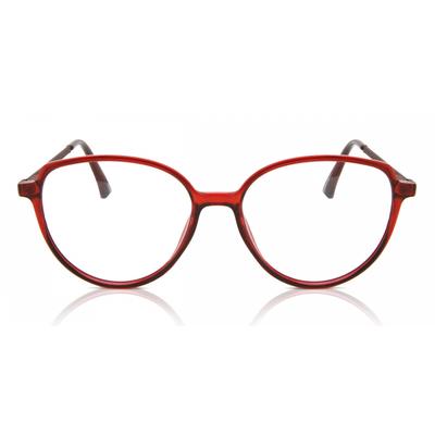 Full Rim Cat Eye Transparent Burgundy Vittoria 9002 C4 Tr Fashion Women Eyeglasses