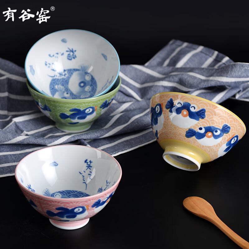 Arikawa-kemence Japán kerámia rizses tál