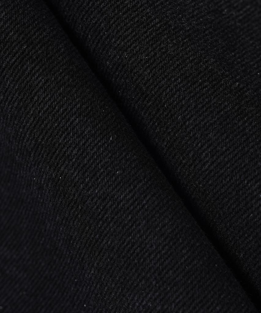 Descheuis Everyday Single-Pleat Carpenter Bermuda Denim Pants Black (Type A)