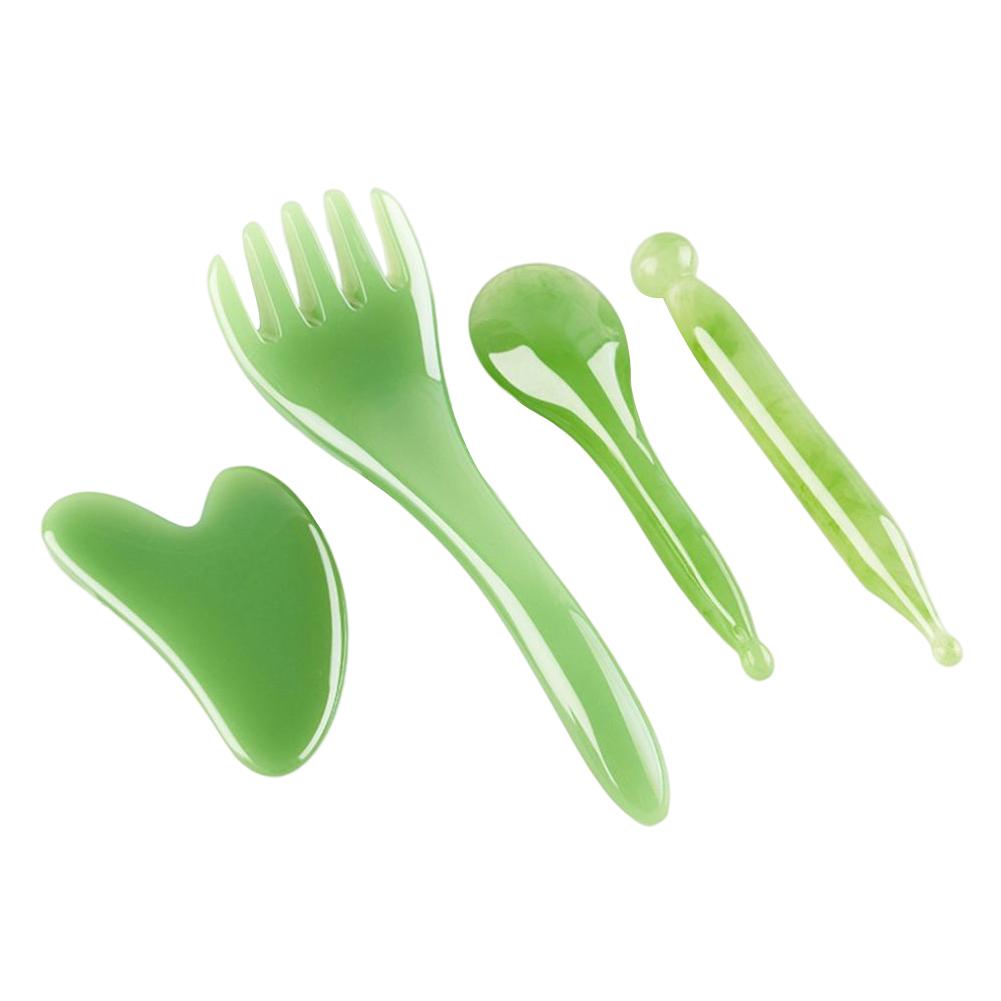 Chinese Resin Gua Sha Massage Tools Body Face Back Leg Neck Head Chest Beauty Health Scraping 5 Claw Comb Reduces Puffiness Care