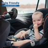 5V Car Fan Cooling Backseat Fan 360 Degree Rotatable 3 Speeds Strong Wind Quiet Ventilation Fan  Adjustable Clip Car Seat Fan