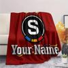 1 Stück Individueller Name AC Sparta Prag Gemustert Flanell Decke Geeignet für Alle Jahreszeiten für Heimdekoration Wärme und Komfort Geschenke Feiertagsgeschenk -HE11
