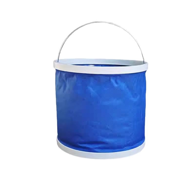 Foldable Oxford Cloth Car Bucket - Portable for Car Wash & Fishing