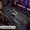 Large Mouse PadDAF Custom Name Text Personalized Desk Mat Non Slip Gaming Pad