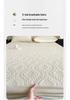 Waterproof Cotton Urine Pad Bed Cover - Thick Solid Color Mattress Protector (2026 Model)