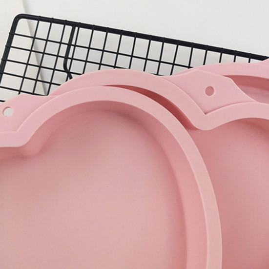 45085 Zoll Form wiederverwendbare runde Liebes-Herz-Mousse-Silikon-Kuchenform Backen