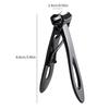 D501 Stainless Steel Cuticle Nipper & Hangnail Remover Set - Gray Manicure Tool