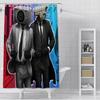 S-Skibidi Toilet Shower Curtain Waterproof Polyester Fabric Paint Colorful Bath Curtains Home Bathroom Decor Curtain With Hook