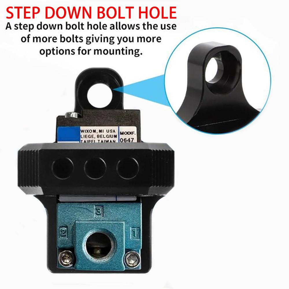 Universal Aluminum 3 Port Solenoid Valve Mount Holder Bracket For Mac AEM Boost Controller 94-01 Acura Integra 92-95 Honda Civic