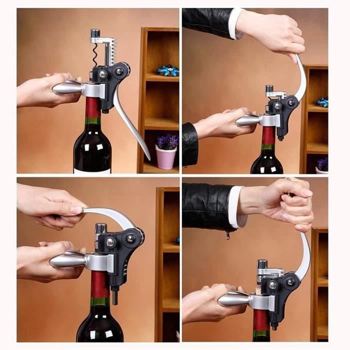 Corkscrew - Sommelier - Ergonomic - Stainless Steel - Wooden Box - Wine Gift