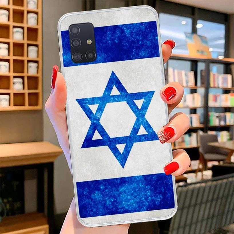 David Jewish Star Symbol Cover Phone Case For Samsung Galaxy A12 A22 A32 A52 A72 A02S Phone Case Note 20 Ultra 10 S10 Plus A51 A