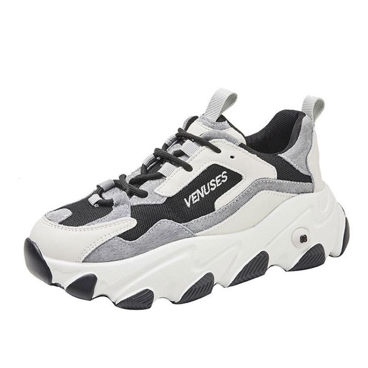 

Daddy Shoes Женская Ins Fashion Универсальные новые весенние кроссовки Повседневная женская спортивная обувь Весенняя и осенняя мода 34