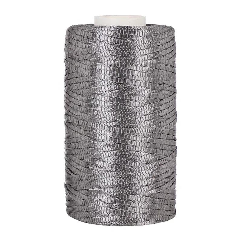  Knitting Crochet Silk Satin Thread Handmade Acrylic Yarn Weave for Kid DIY Lover