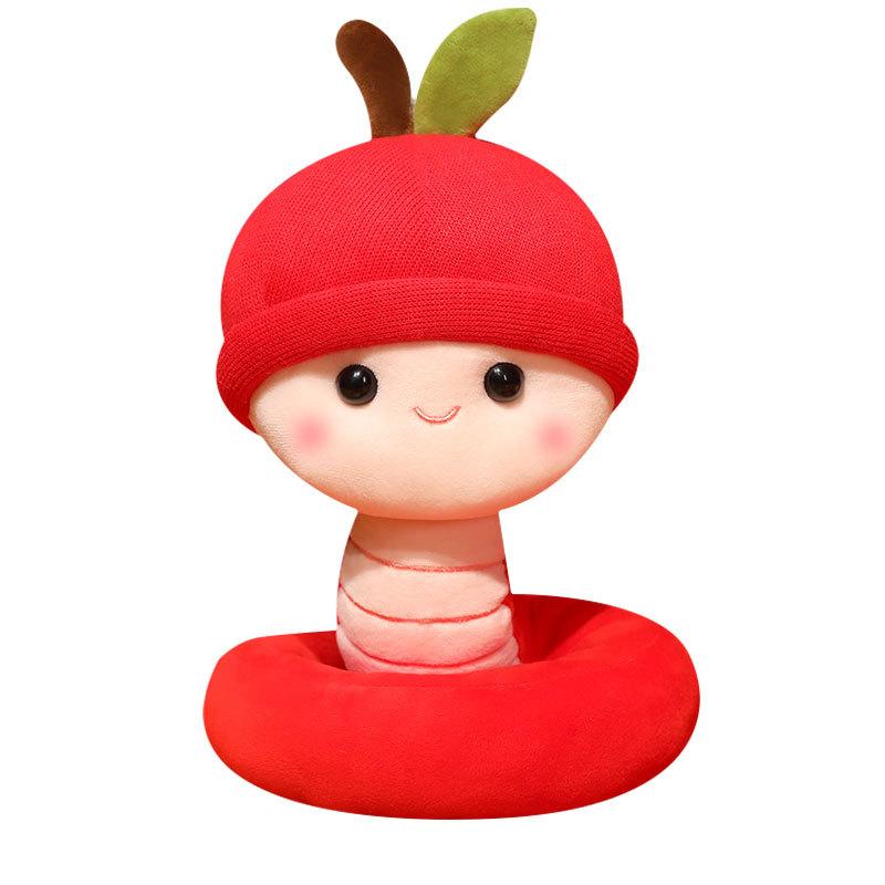 Year of Snake Mascot Doll Zodiac Snake Doll Small Snake Plush Toy Doll New Year Gift Annual Meeting Gift