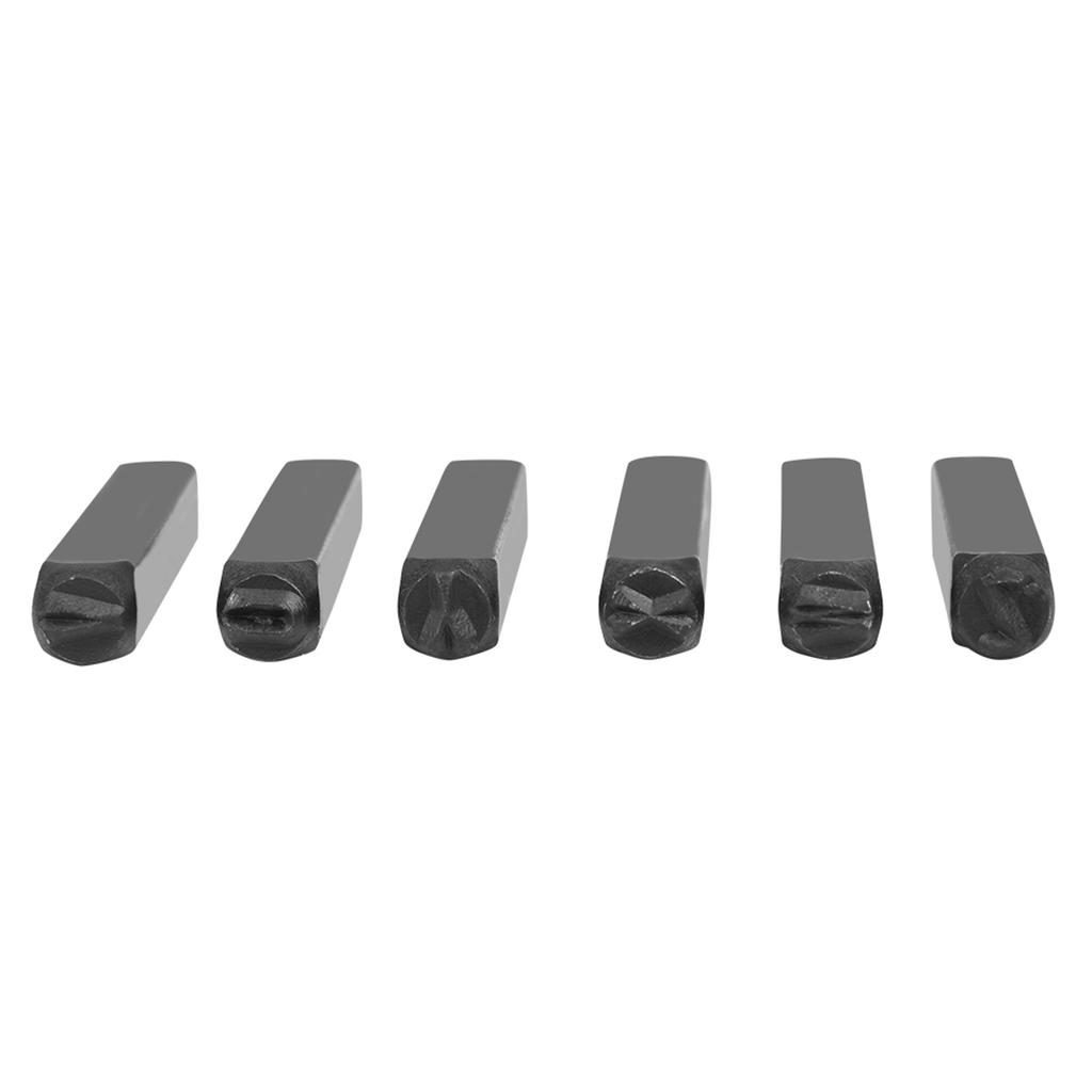 36PCS 5mm Steel Letter & Number Punch Set Alphabet Stamp Die Wooden Box Case