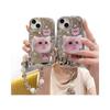 Three Dimensional Waves Using Apple IPhone 14 Plating Mirror Flash Drill Cat Stand Soft Shell Apple XR11 Bracelet