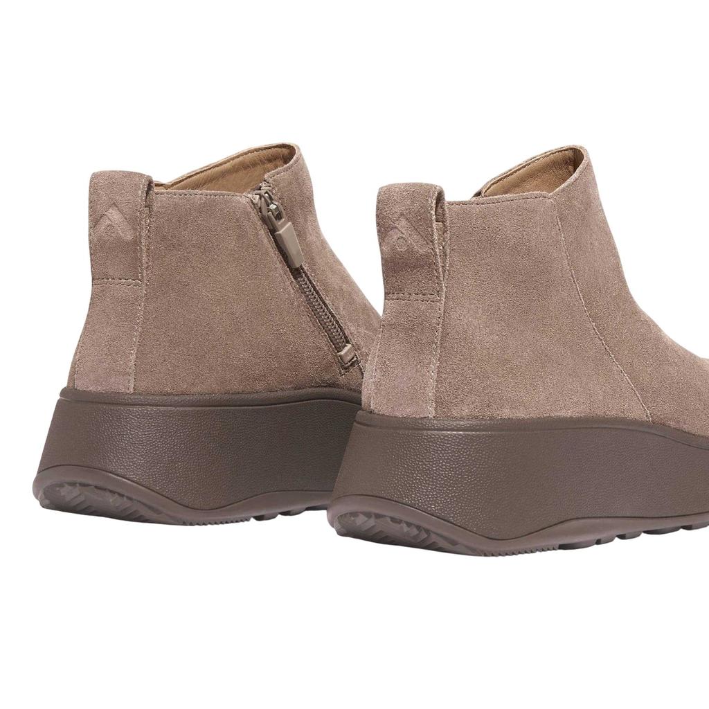 Fit Flop Damen F-Mode Wildleder Flatform Stiefeletten mit seitlichem Reißverschluss