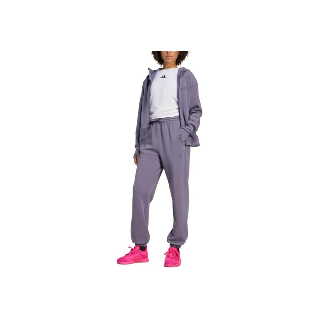 Adidas Climacool Designed For Training Joggers Loose Mid-Rise Tapered Fashion Sports Long Pants Women Bottoms JX3137
