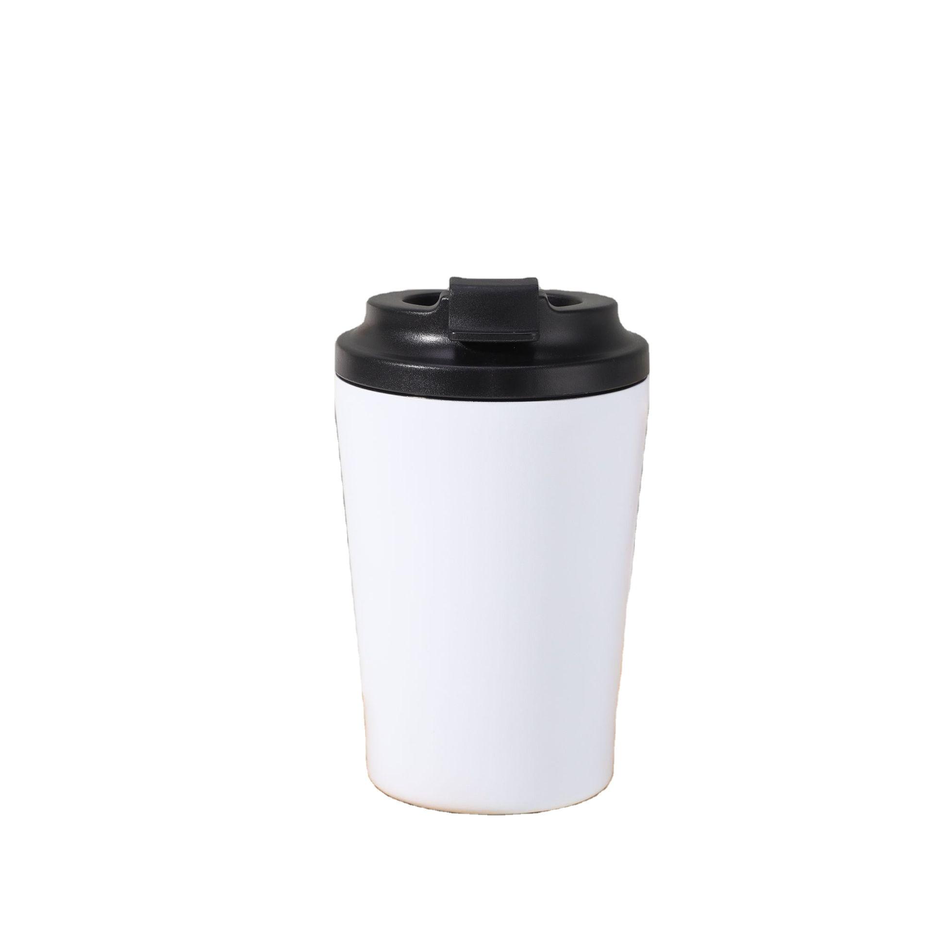Mini Vacuum Insulated Coffee Mug, 304 Stainless Steel, Portable Outdoor Car Straight Drink Cup 350ml