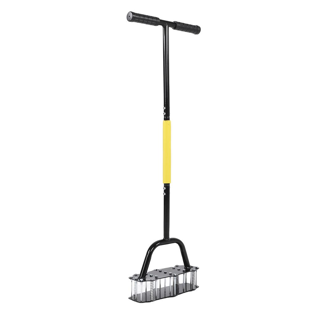 Spring Lawn Aerator Spike Tool Carbon Steel 17 Spikes Grass Aerator Tool for Garden