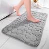 Memory Foam Bath Mat, Absorbent, Non-Slip, for Shower Decoration, Doormat, 50 X 80 Cm, Light Gray