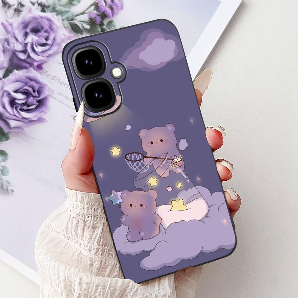 For Infinix Smart 10 2025 Elegant Floral Butterfly Phone Case For Infinix Smart10 Soft Silicone TPU Cases