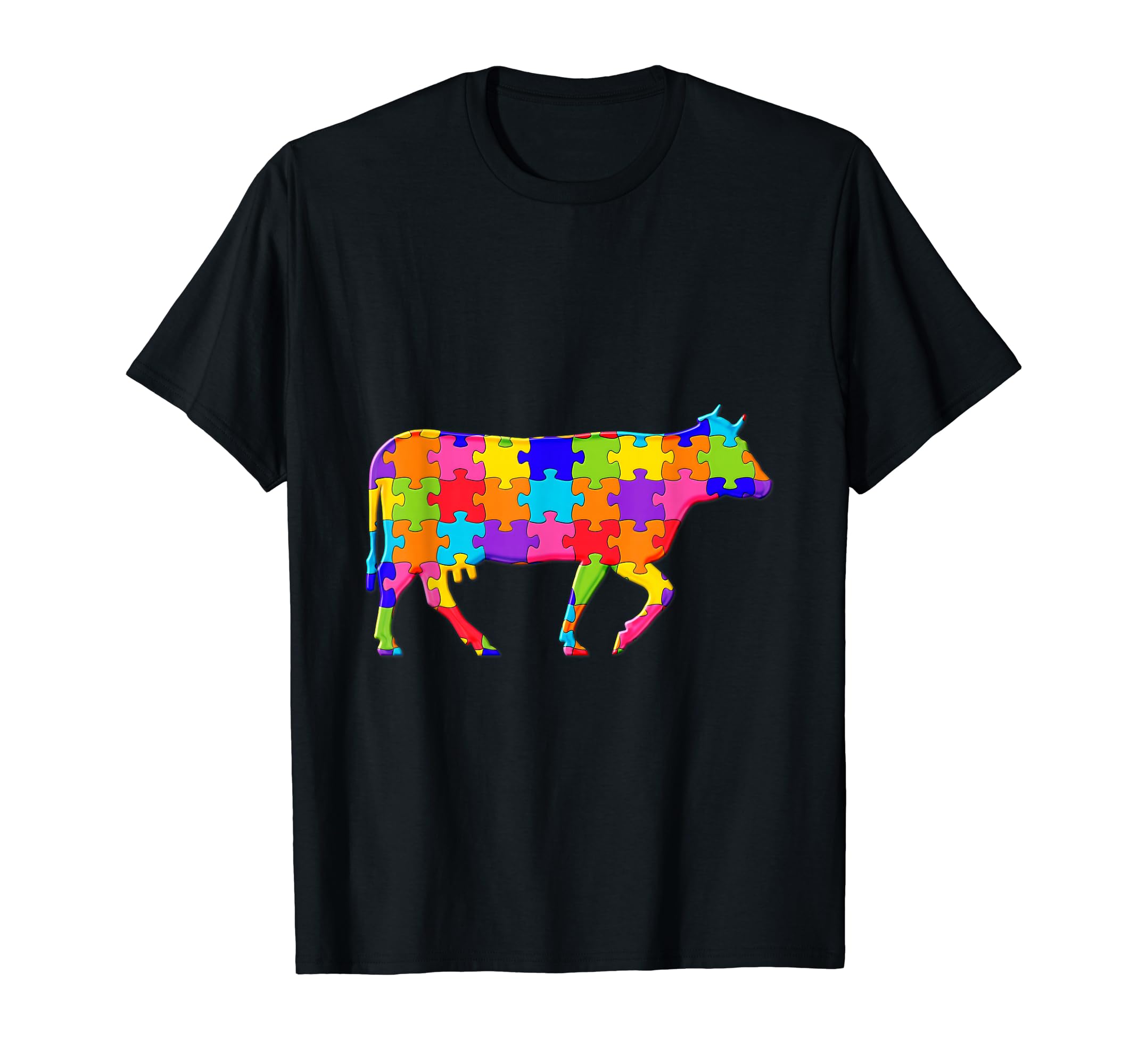 

Cow Puzzle Autism Puzzle T-Shirt