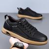 Board Shoes Men's Shoes Sports Casual Leather Shoes Men's Soft-soled Work Shoes Tide 2025