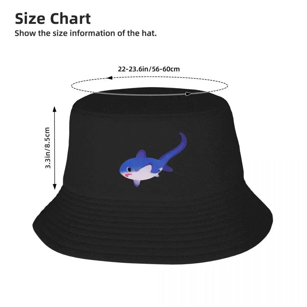 Shark Day - Combine Bucket Hat Beach Outing Gentleman Hat Sun Hat Birthday Men's Caps Women's