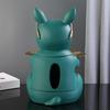 Nordic Bulldog Multifunctional Hand-Painted Tissue Box & Decorative Storage Ornament