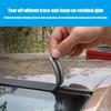 Auto Seal Protector Sticker Rubber Waterproof Window Edge Windshield Roof Sealing Strip Auto Roof Windshield Sealant Protector