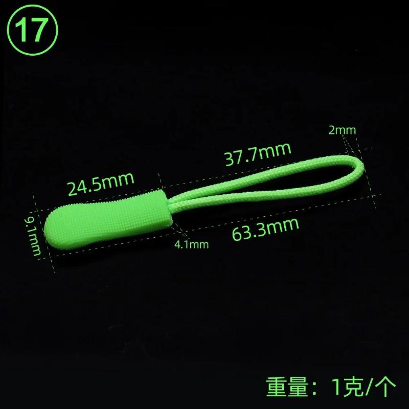 20Pcs TPU Environmentally Friendly Zipper Head Replacement Clip Broken Buckle Fixer Zip Cord Bag Suitcase Tent Zipper Head