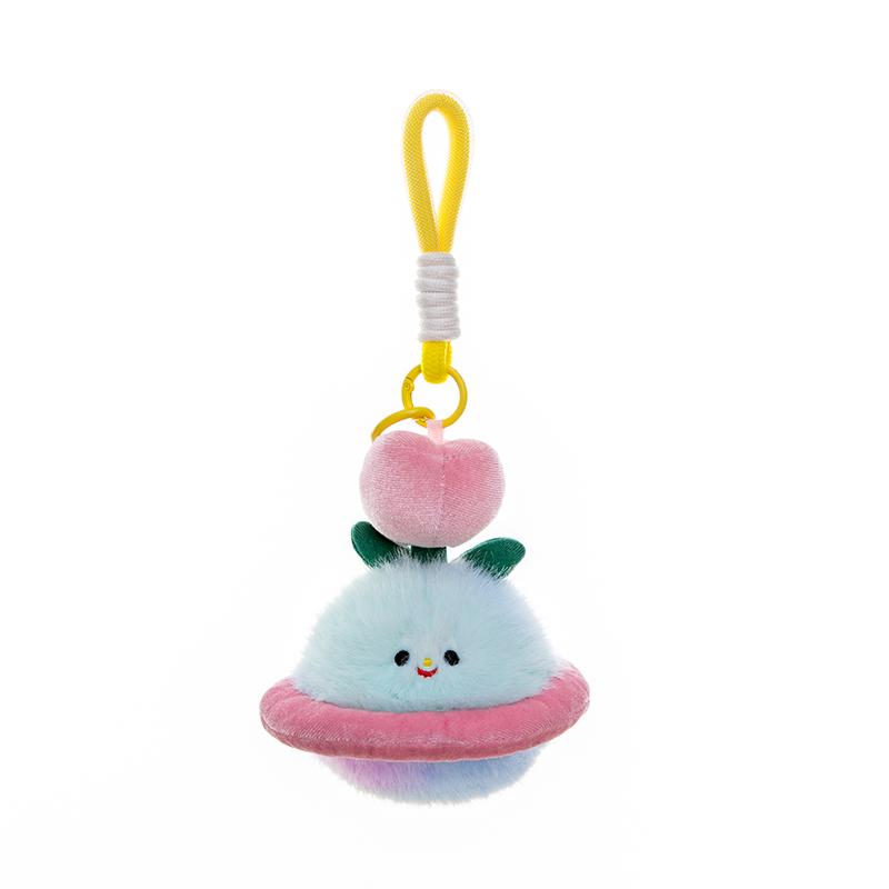 Saturn Earth Moon Jupiter Mercury Mars Plush Keychains Pendant Kawaii Girls Backpack Phone Plush Keyring Good Quality Pendant