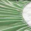 Waterproof Mattress Cover Quilted Fitted Sheet Queen Size Fit Sheet With Elastic Band Bedsheet Solid Color Mattress Protector