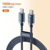 Crystal Aluminum CC Super Charging PD100W Data Cable in Multiple Colors, 1m or 2m